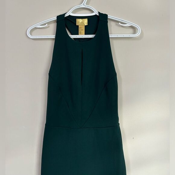 NWT H&M Emerald Green Pencil Midi Dress - Picture 2 of 10